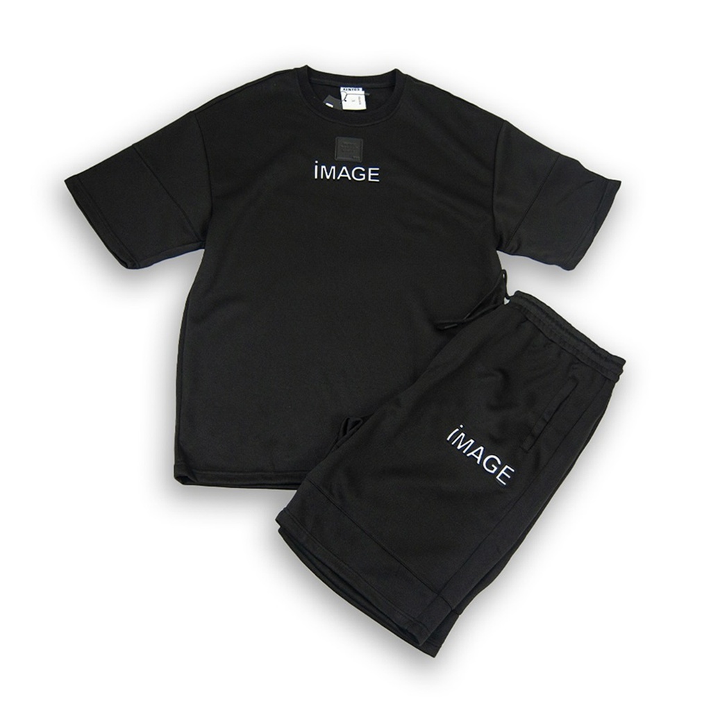 SUMMER ROUND NECK T-SHIRT AND WAIST SHORT SET (00242)