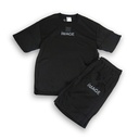 SUMMER ROUND NECK T-SHIRT AND WAIST SHORT SET (00242)