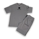SUMMER ROUND NECK T-SHIRT AND WAIST SHORT SET (00242)