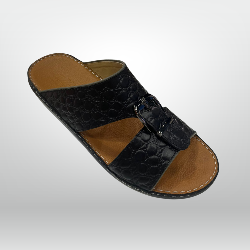Croc-Pattern with Bucle Arabic Slides 