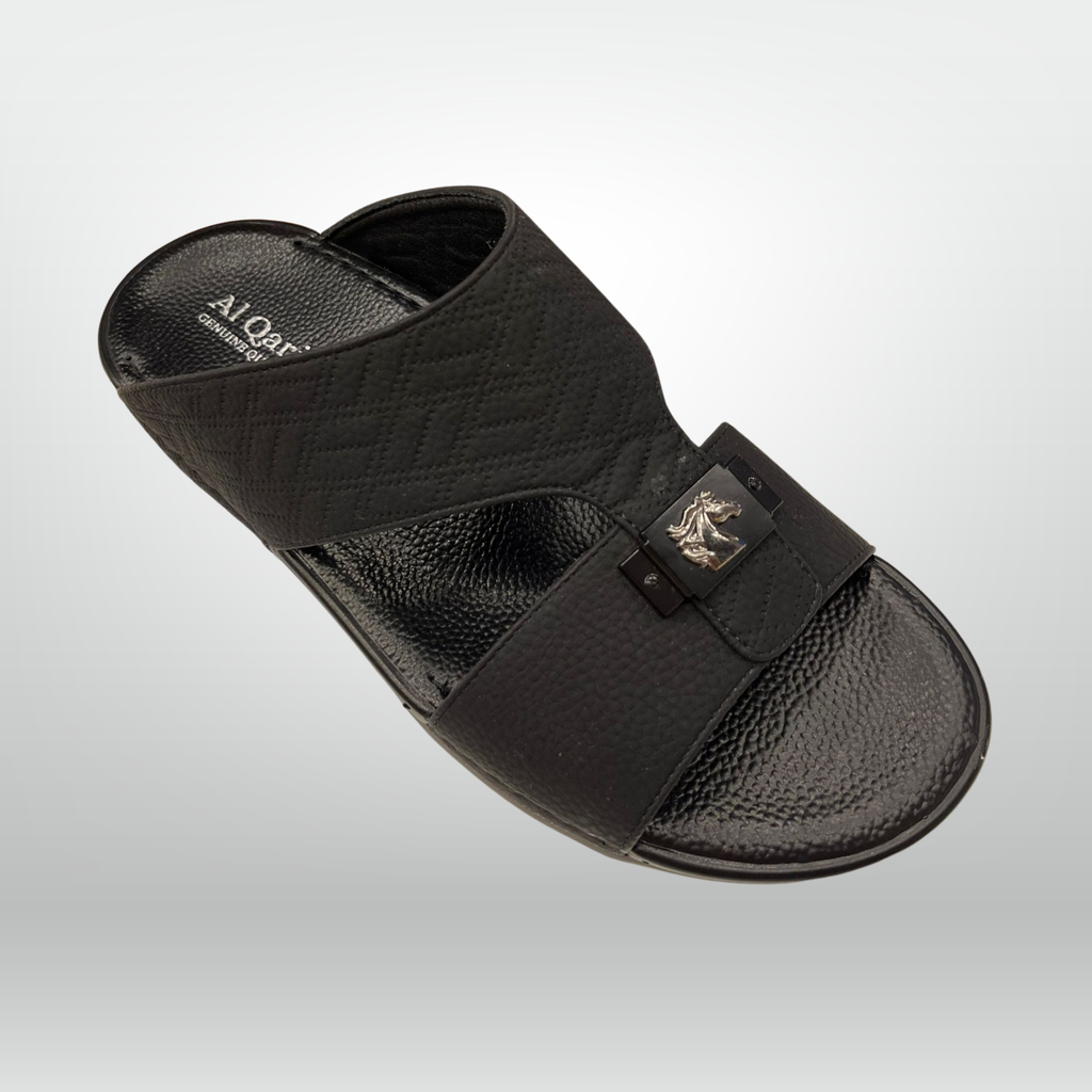 Arabian Leather Horse-Emblem Sandals