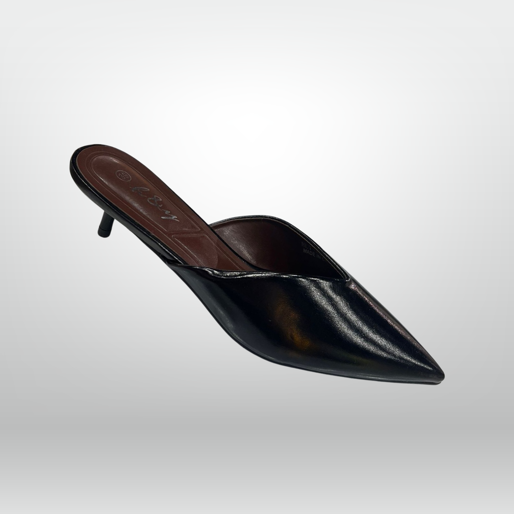 Low Kitten Heel Slides