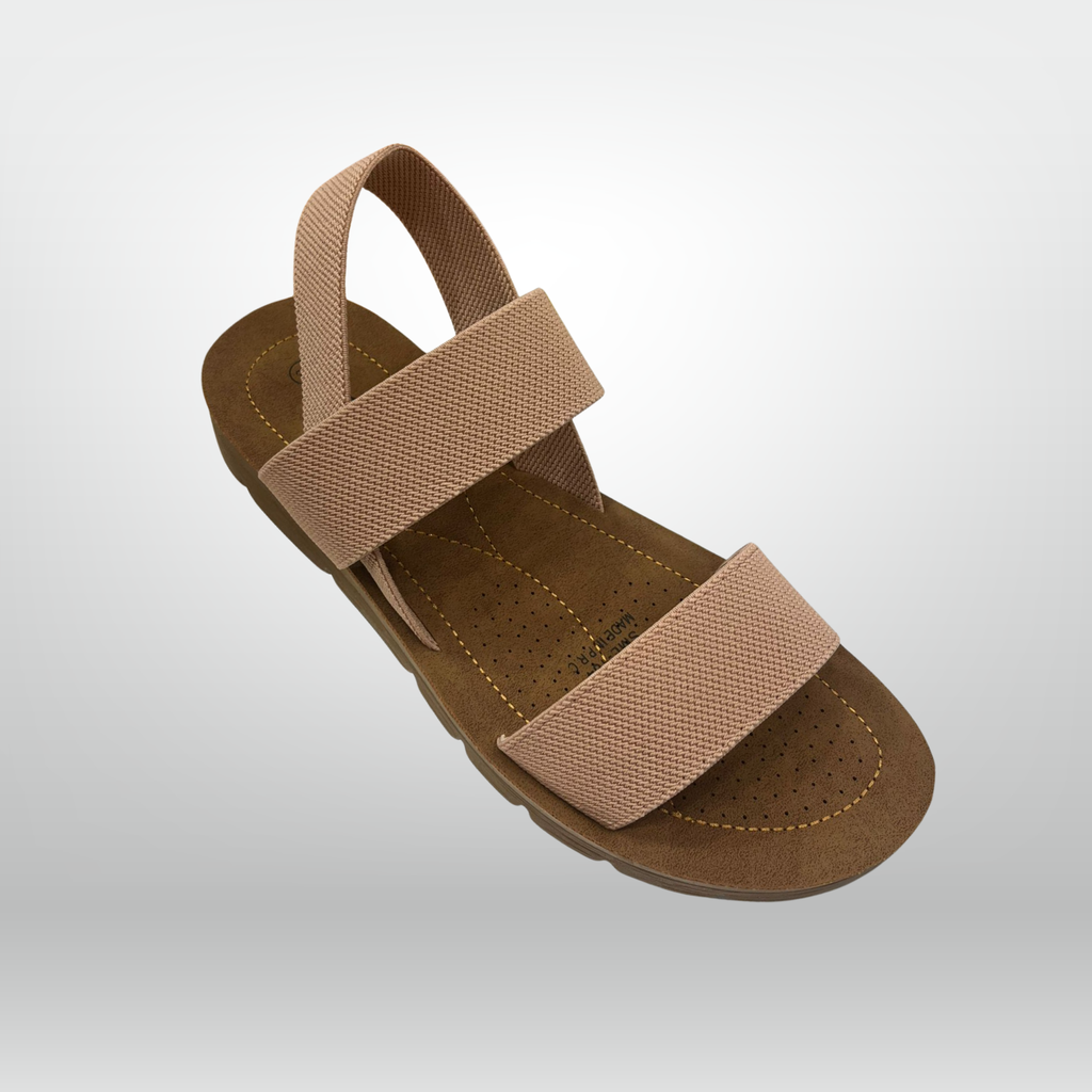 Elastic Strap Comfort Wedge Sandal 