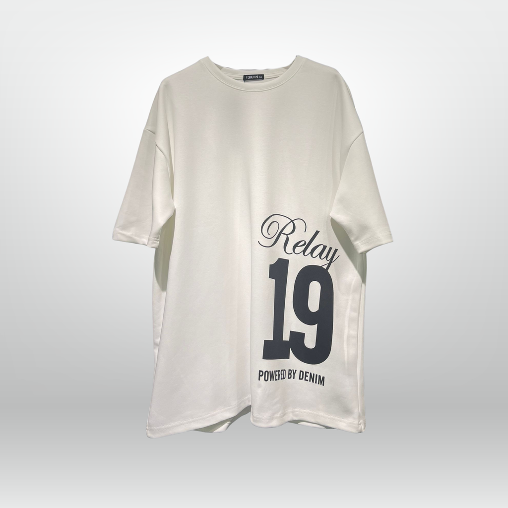 Relay Varsity Oversized Top-Shirts