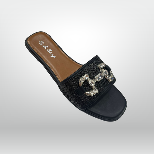 Crystal Chain Flat Slides
