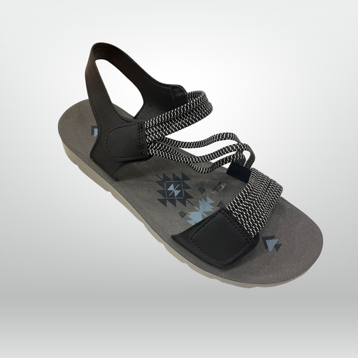 Multi-Cord Elastic Strap Sporty Sandal 
